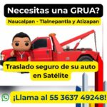 Gruas para autos en ciudad satelite