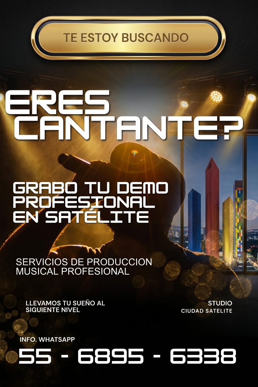 Productor musical profesional en ciudad satelite