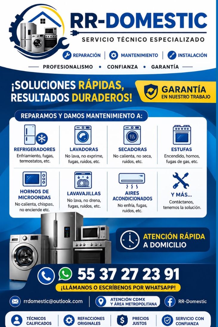 Reparacion de electrodomesticos en ciudad satelite