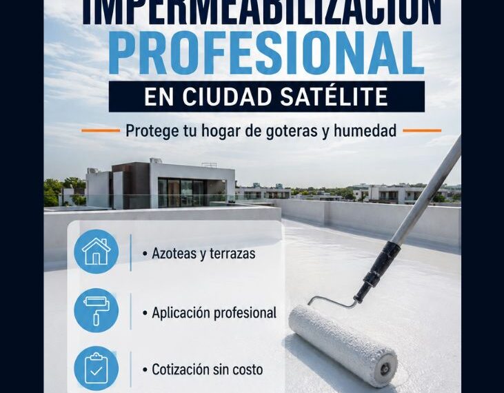 Venta y servicio de impermeabilizacion en ciudad satelitev